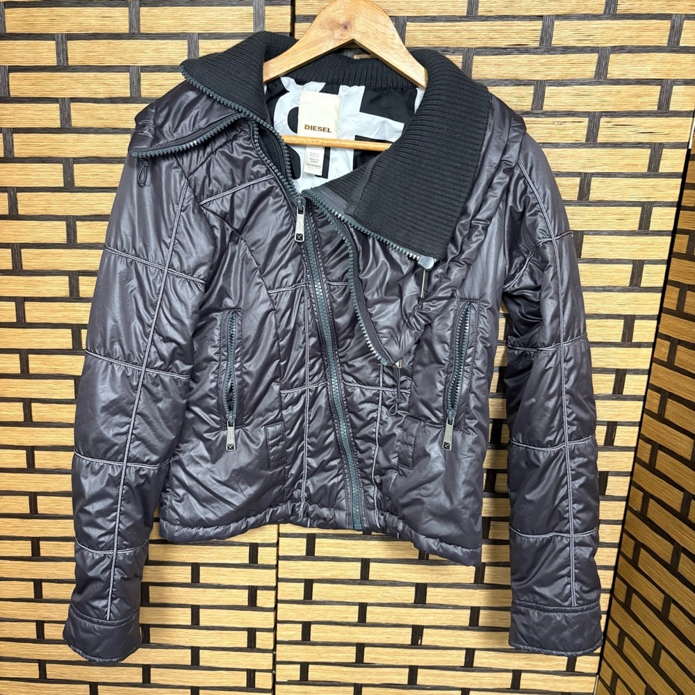 Diesel Gray Puffer Jacket Size‎ Small